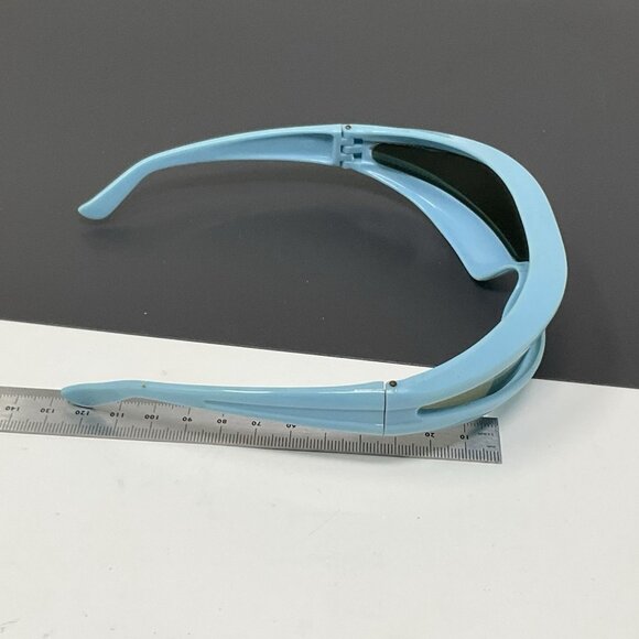 Foster Grant  Space Age Very Rare Blue  Sunglasses Headband Style Made In USA main image 7